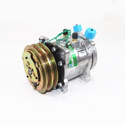 AC Compressor Sanden sd507 5H11 507 Belt Pulley 12V/24V 2 V Excavator Heavy Duty Truck Hot Rod 124 Spider (348_)